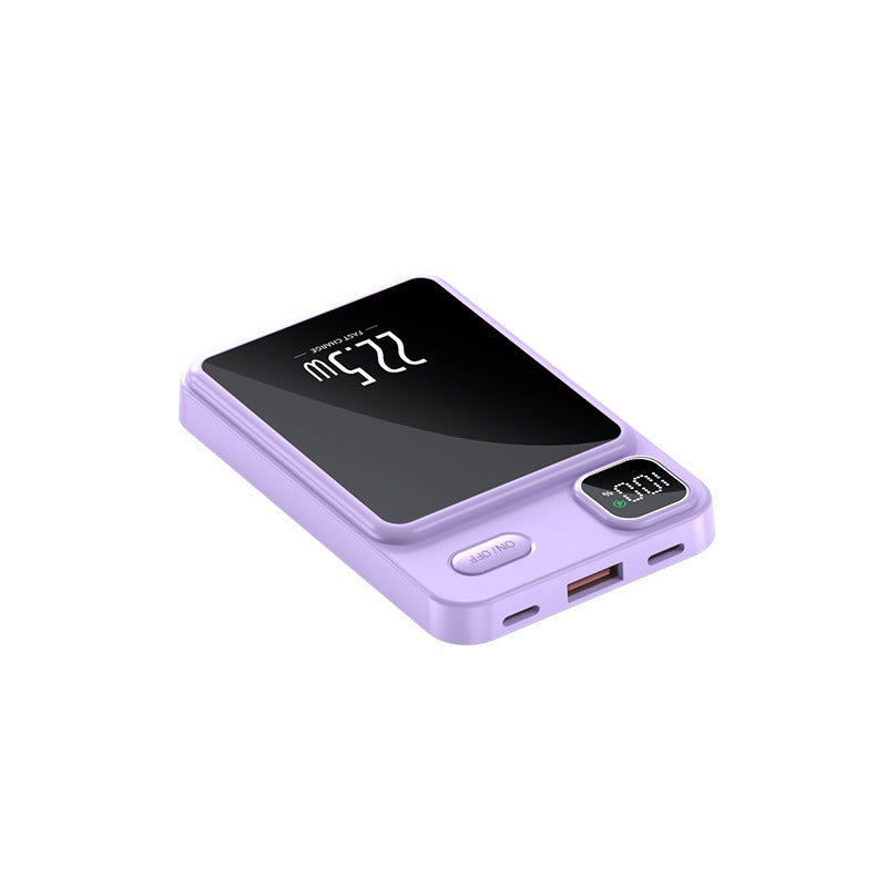Power Bank Magnético Inalámbrico con Carga Rápida PD 22,5W | Batería Portátil Compacta