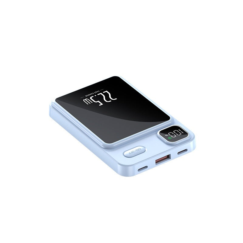 Power Bank Magnético Inalámbrico con Carga Rápida PD 22,5W | Batería Portátil Compacta