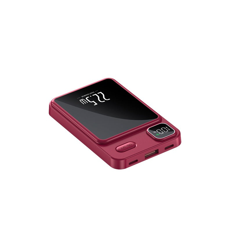 Power Bank Magnético Inalámbrico con Carga Rápida PD 22,5W | Batería Portátil Compacta